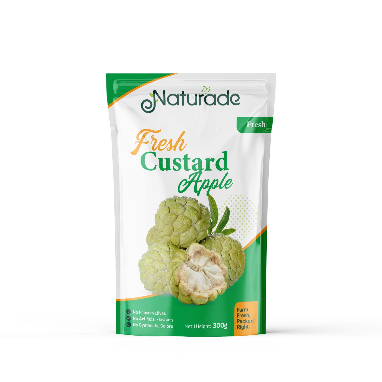 naturade, fresh, Custard Apple