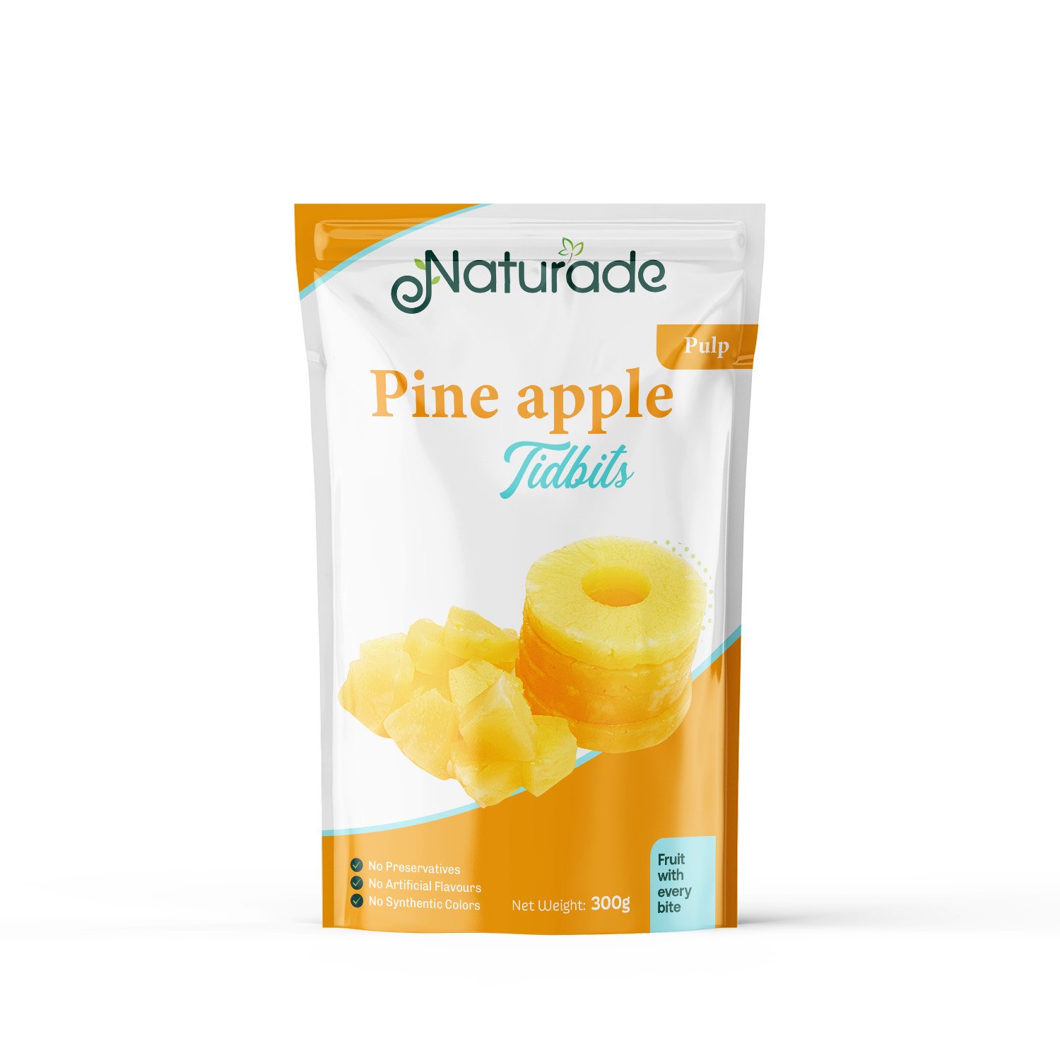 naturade, pulp, Pineapple Tidbits